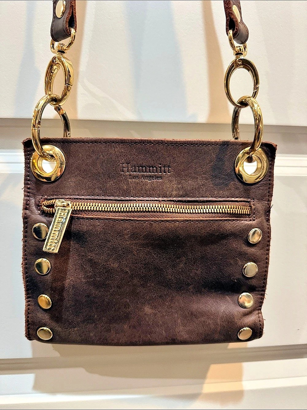 Hammitt Tony Small Crossbody Bag Brown